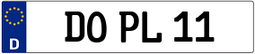Truck License Plate